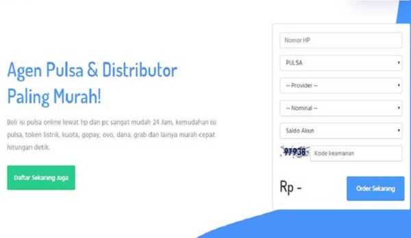 cara jualan pulsa online