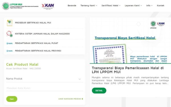 cara mengurus sertifikat halal